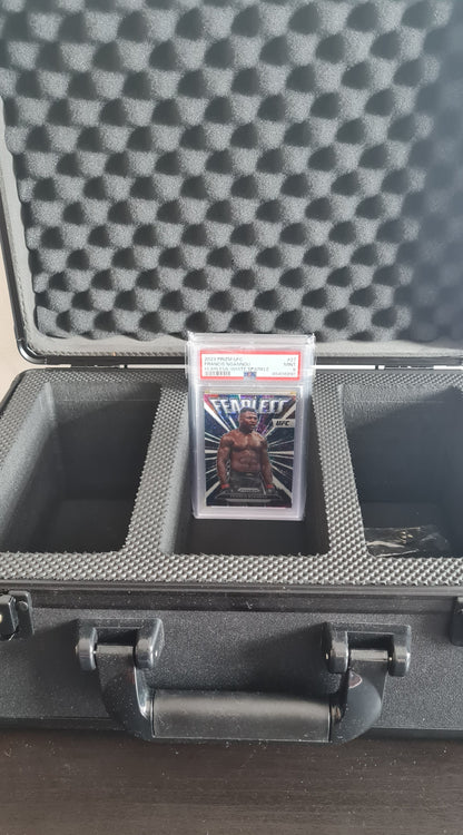 Storage Case for Collectable cards - 3 Slot Storage Box with handle and safety lock system