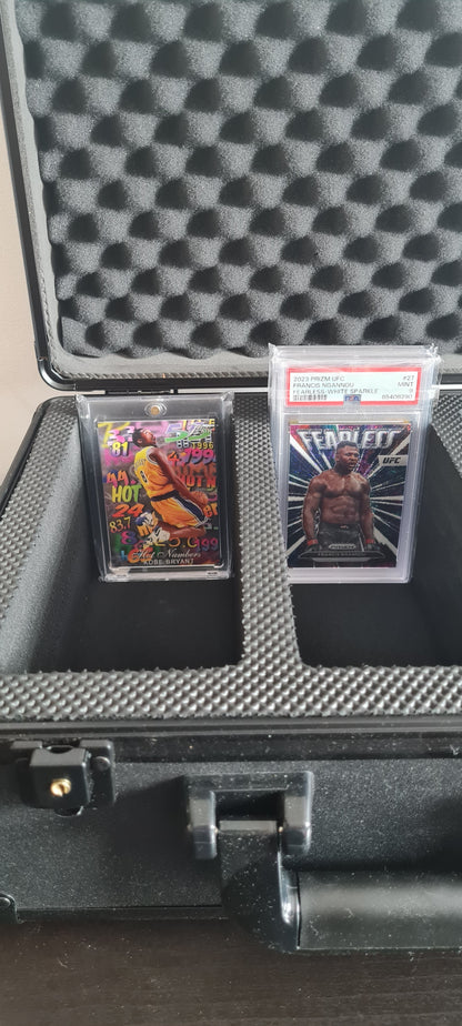 Storage Case for Collectable cards - 3 Slot Storage Box with handle and safety lock system