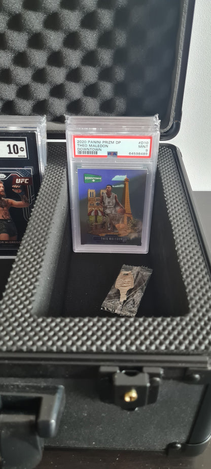 Storage Case for Collectable cards - 3 Slot Storage Box with handle and safety lock system