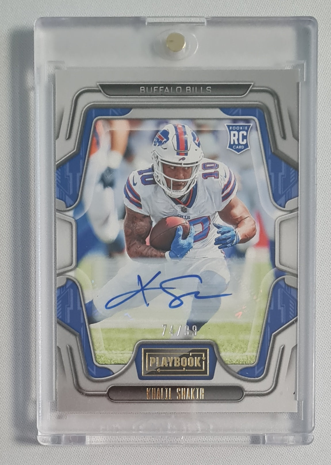 Khalil Shakir - 2022 Panini - Playbook Football NFL Buffalo Bills Auto/99