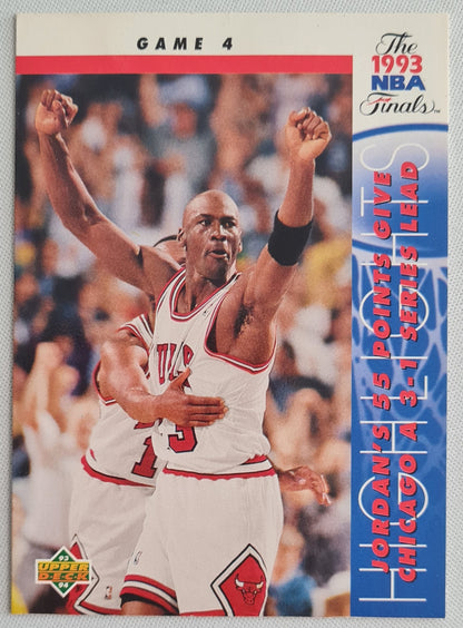 Michael Jordan - 1993 UpperDeck - The NBA Finals - Game 4 Card