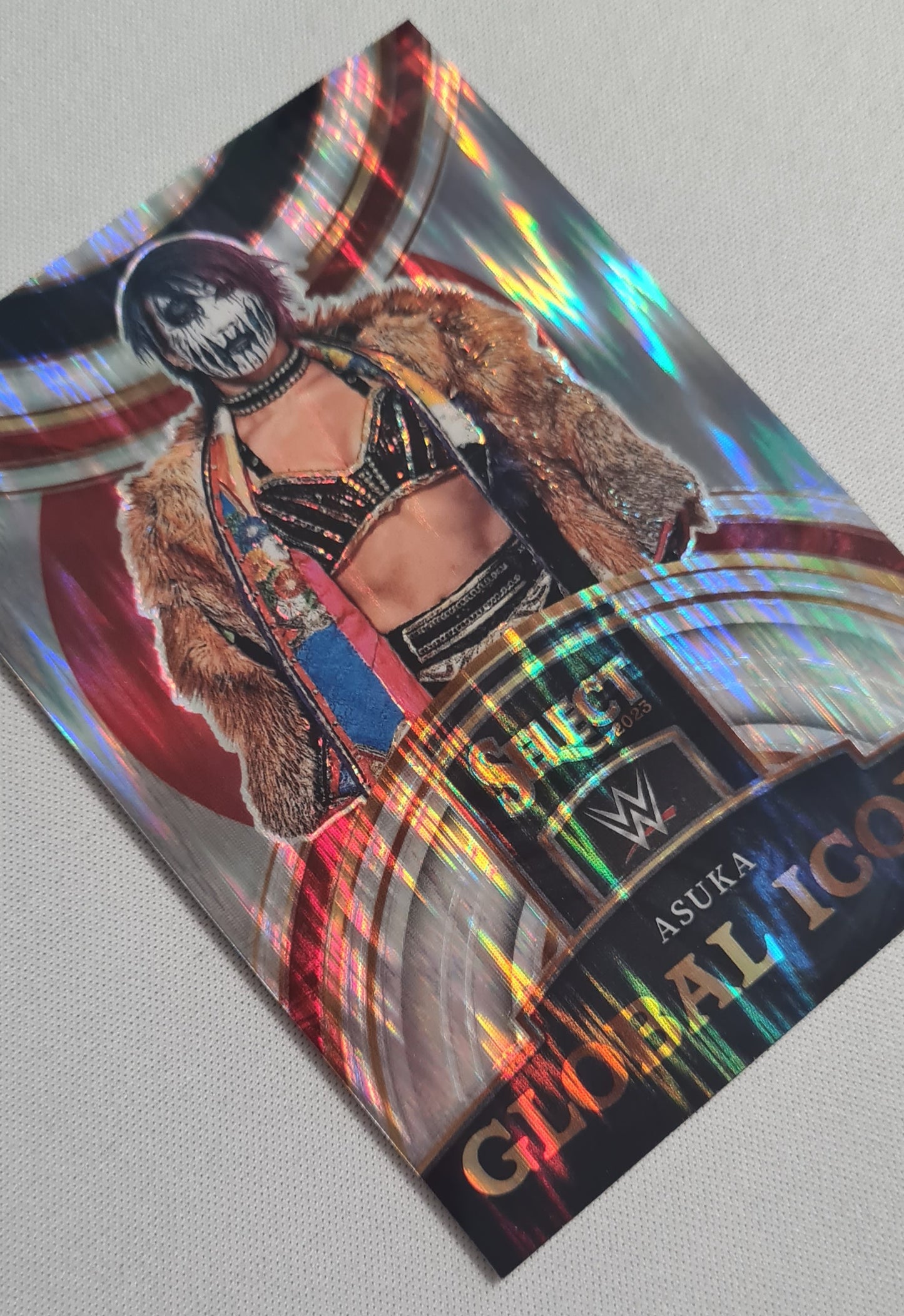 Asuka - 2023 Panini - Select WWE Prizm RAW - #26 Japan - Global Icons Flash Prizm