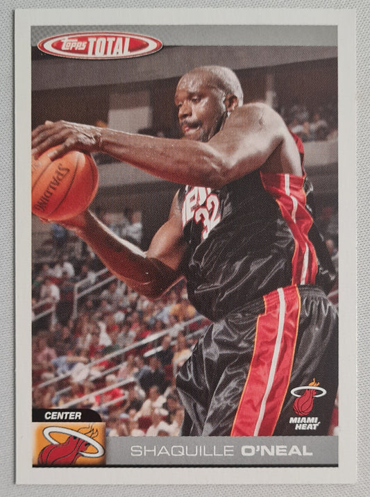 Shaquille O'Neal - 2005 Topps NBA Properties, TTC /30 Topps Total - Miami Heat NBA