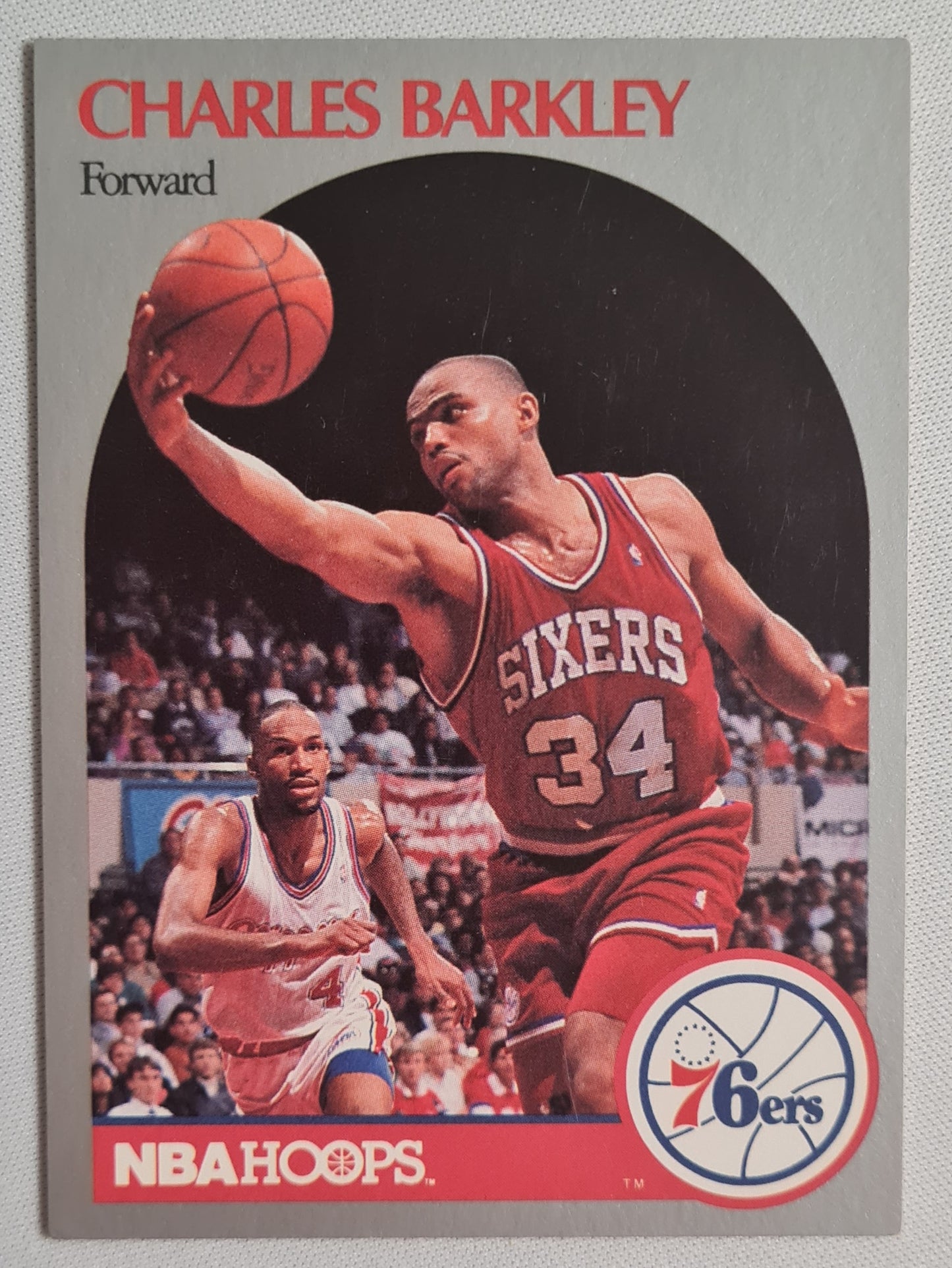 Charles Wade Barkley - 1990 NBA Hoops Basketball #225 Philadelphia 76