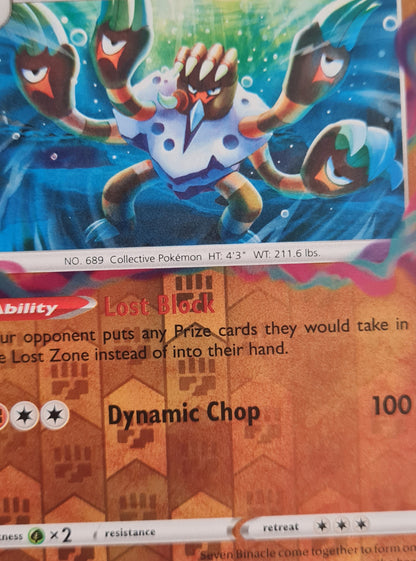 Barbaracle - 2022 Pokemon 107/196 Stage 1 - HP130 Holo TGC Card