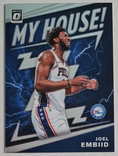 Joel Embiid - 2019 Panini Donruss Optic Basketball  "MY HOUSE!" Phi - 76ers
