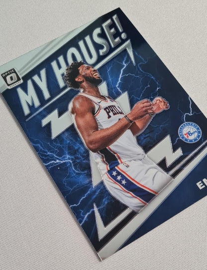 Joel Embiid - 2019 Panini Donruss Optic Basketball  "MY HOUSE!" Phi - 76ers