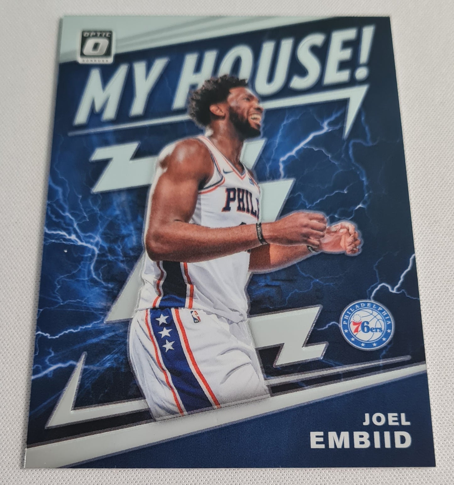 Joel Embiid - 2019 Panini Donruss Optic Basketball  "MY HOUSE!" Phi - 76ers