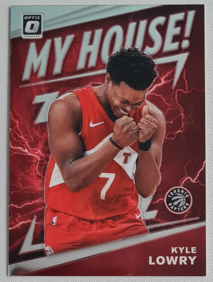 Kyle Lowry - 2019 Panini Donruss Optic Basketball "My House!" Toronto Raptors