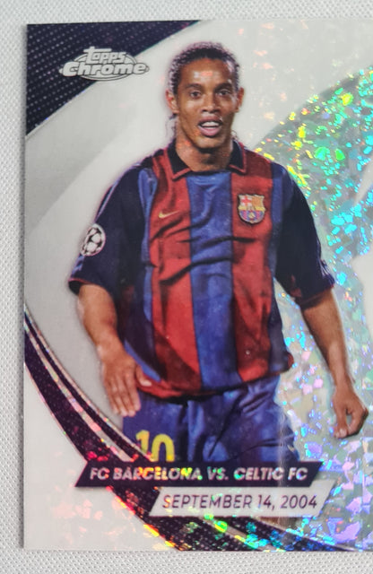 Ronaldinho - 2024 Topps Chrome Starball Debut #SD-12 FC Barcelona Champions League