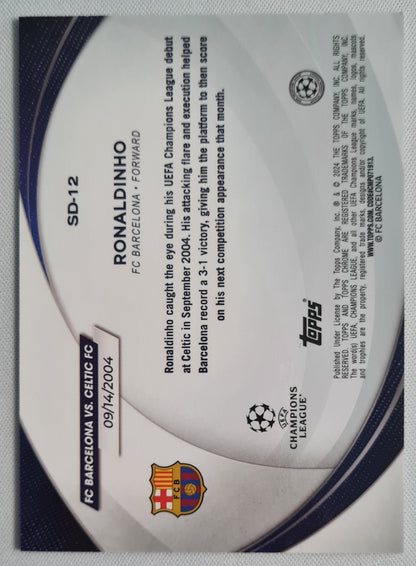 Ronaldinho - 2024 Topps Chrome Starball Debut #SD-12 FC Barcelona Champions League