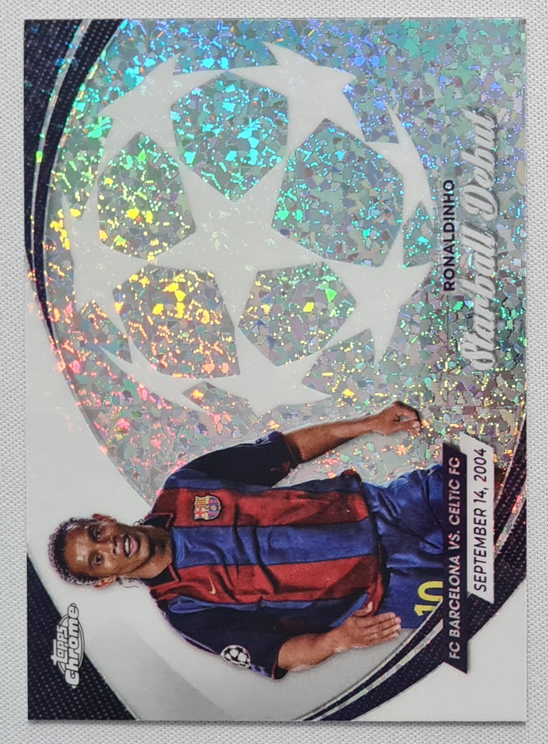 Ronaldinho - 2024 Topps Chrome Starball Debut #SD-12 FC Barcelona Champions League