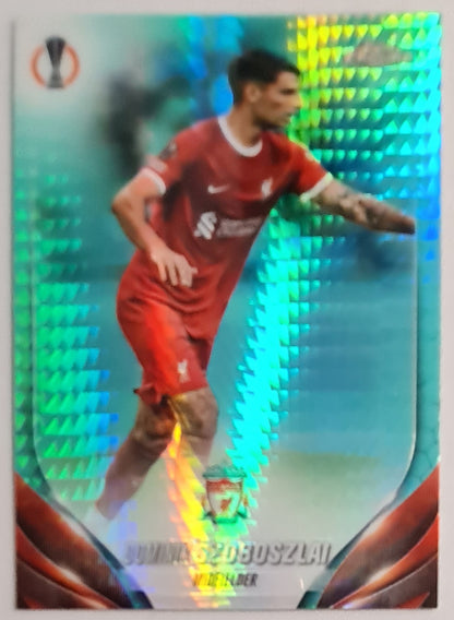 Dominik Szoboszlai - 2024 Topps Chrome #119 Liverpool FC EL Aqua