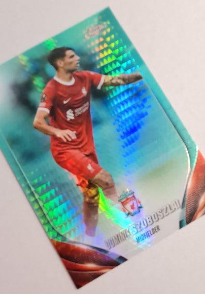 Dominik Szoboszlai - 2024 Topps Chrome #119 Liverpool FC EL Aqua