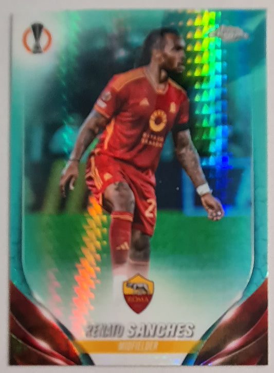 Renato Sanches - 2024 Topps Chrome #67 AS Roma EL Aqua
