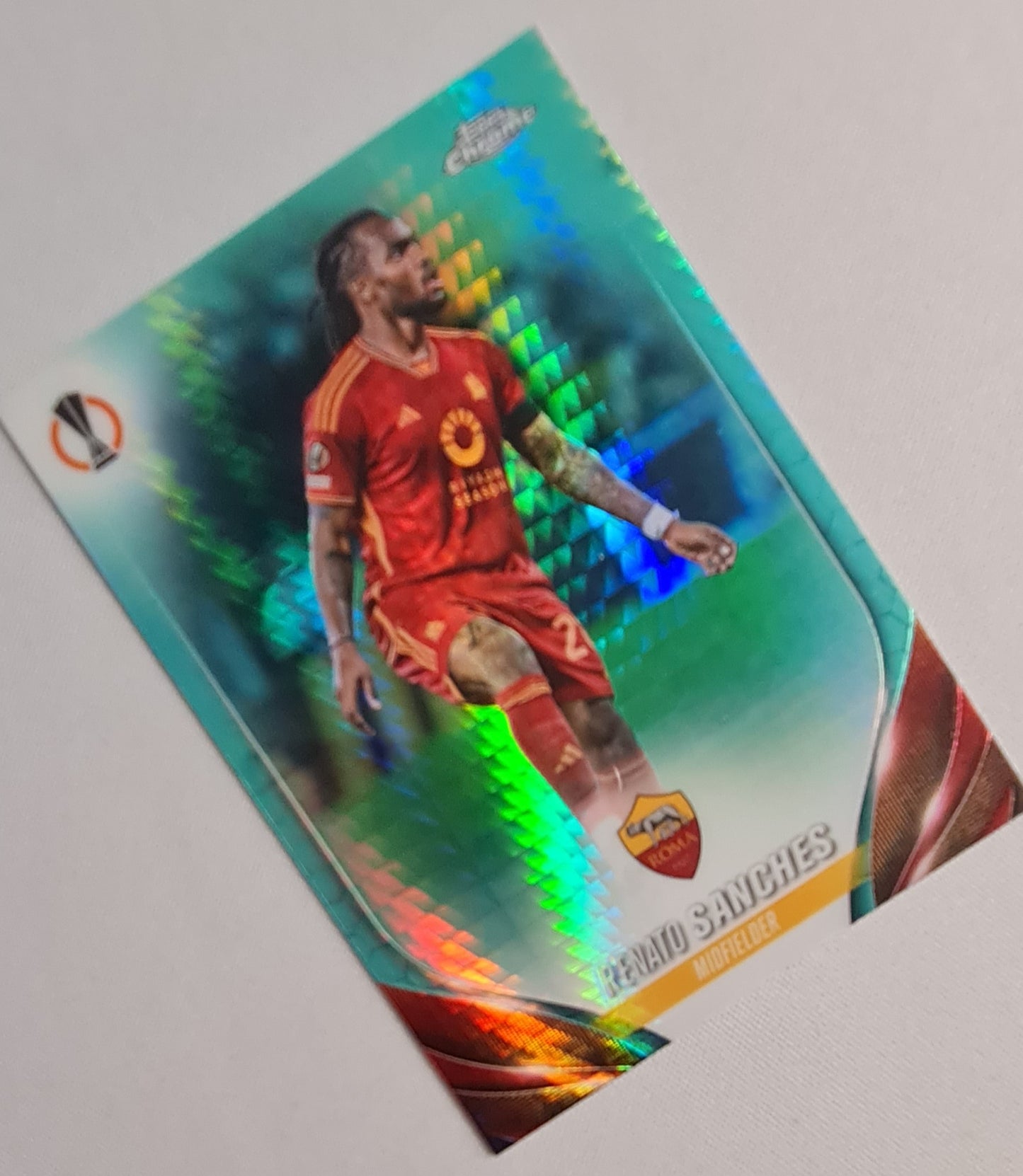 Renato Sanches - 2024 Topps Chrome #67 AS Roma EL Aqua