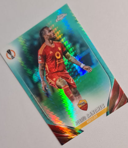 Renato Sanches - 2024 Topps Chrome #67 AS Roma EL Aqua