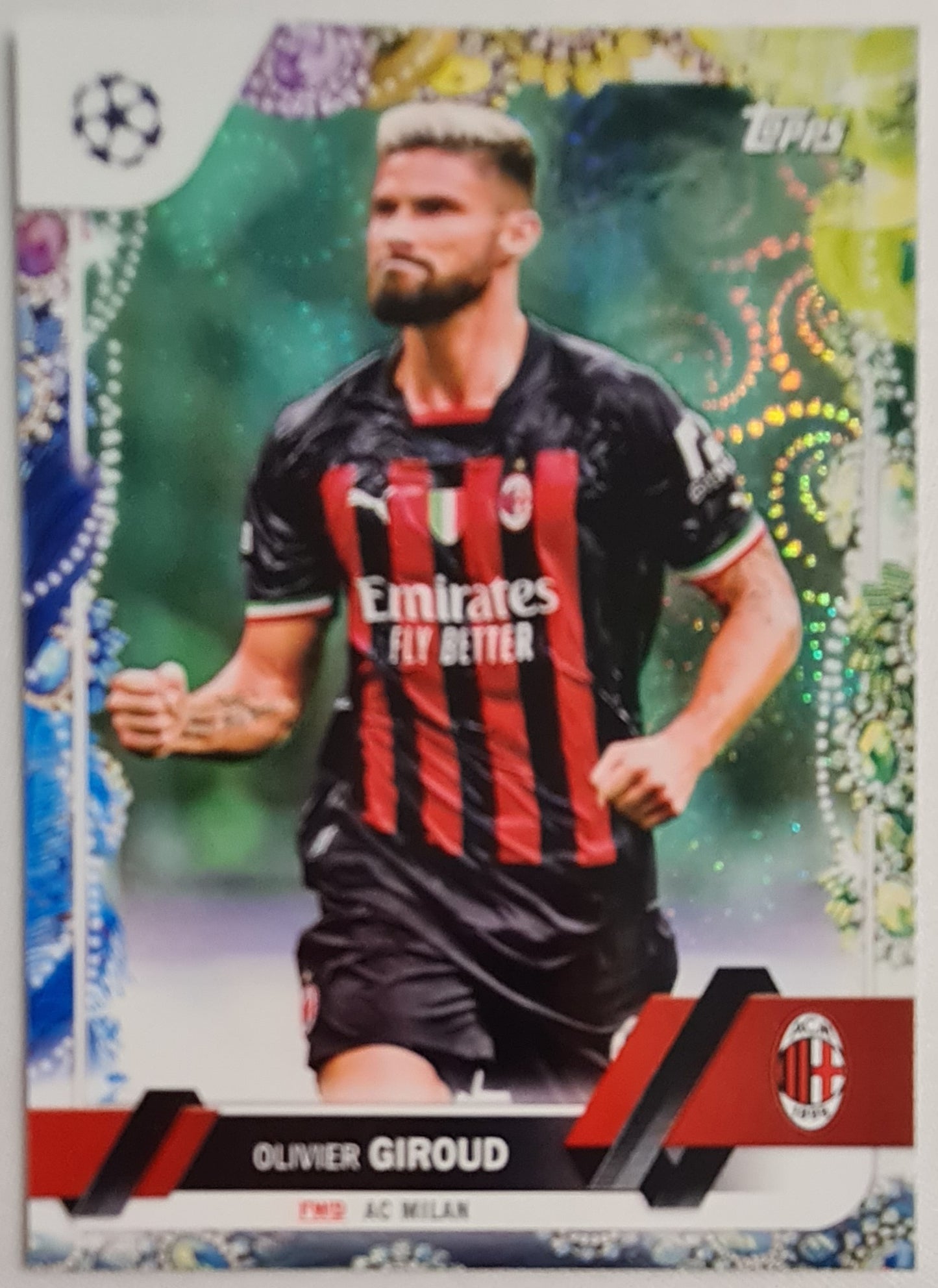 Oliver Giroud - 2022/23 Topps AC milan #79 Champions League /75 Carnaval