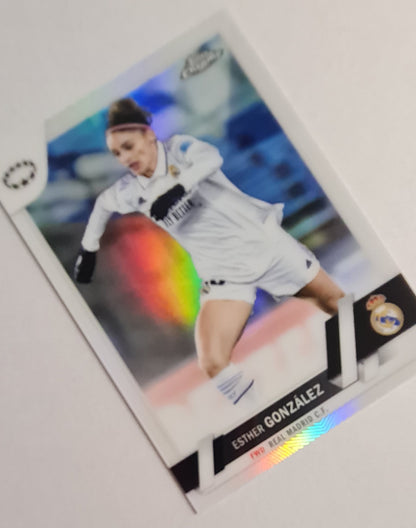 Esther Gonzalez - 2023 Topps Chrome #42 Real Madrid Women Champions League Refractor