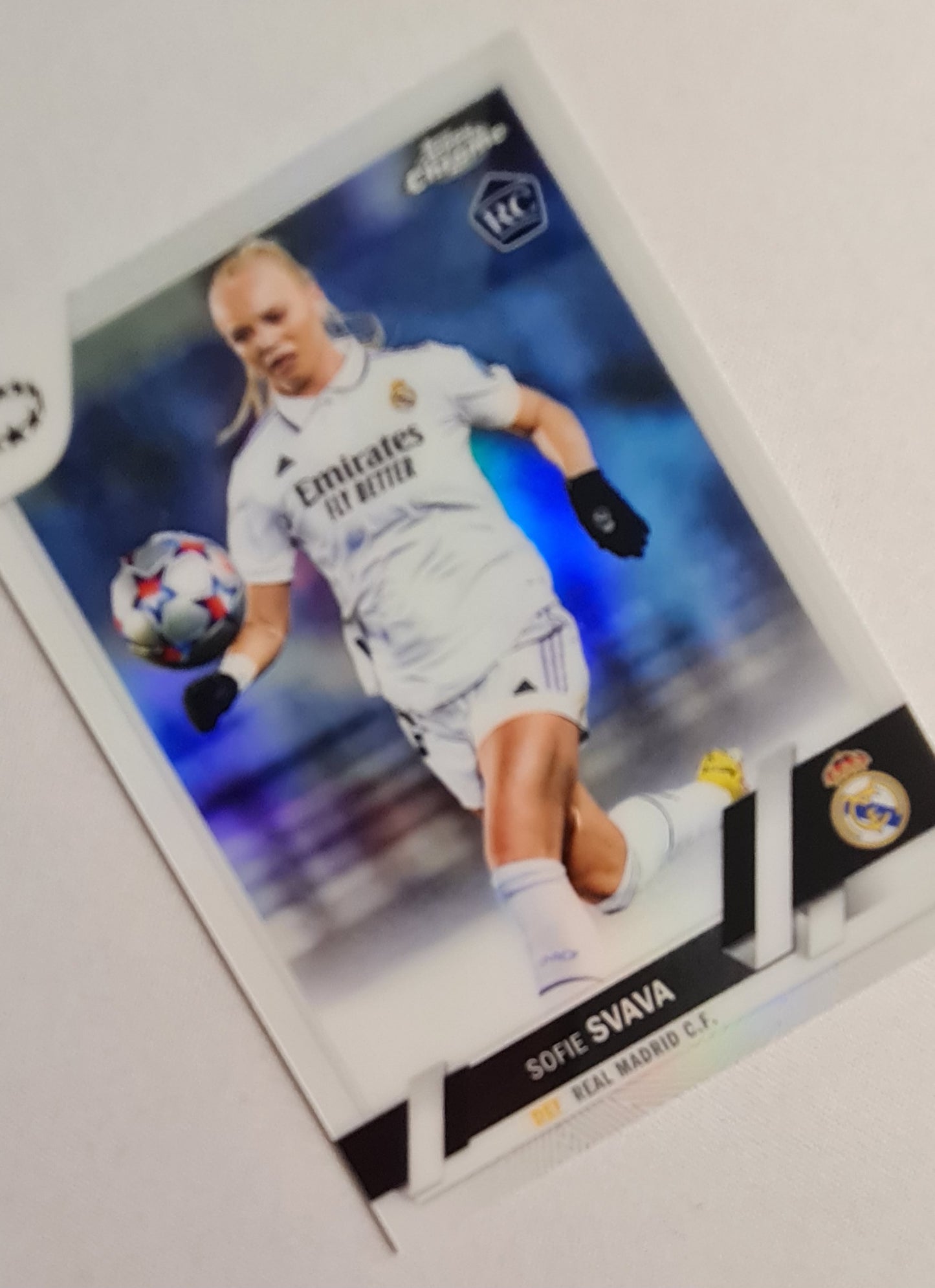 Sofie Svava - 2023 Topps Chrome Real Madrid C.F. Women (RC) #19 CL Refractor