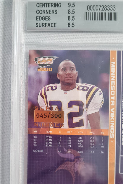 Troy Walters - 2000 Revolution #140 (RC) Beckett 8.5 - NFL Vikings
