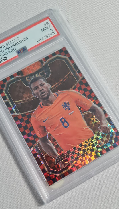Georginio Wijnaldum - 2017 Panini Select Checkerboard PSA 9 #8 - KNVB