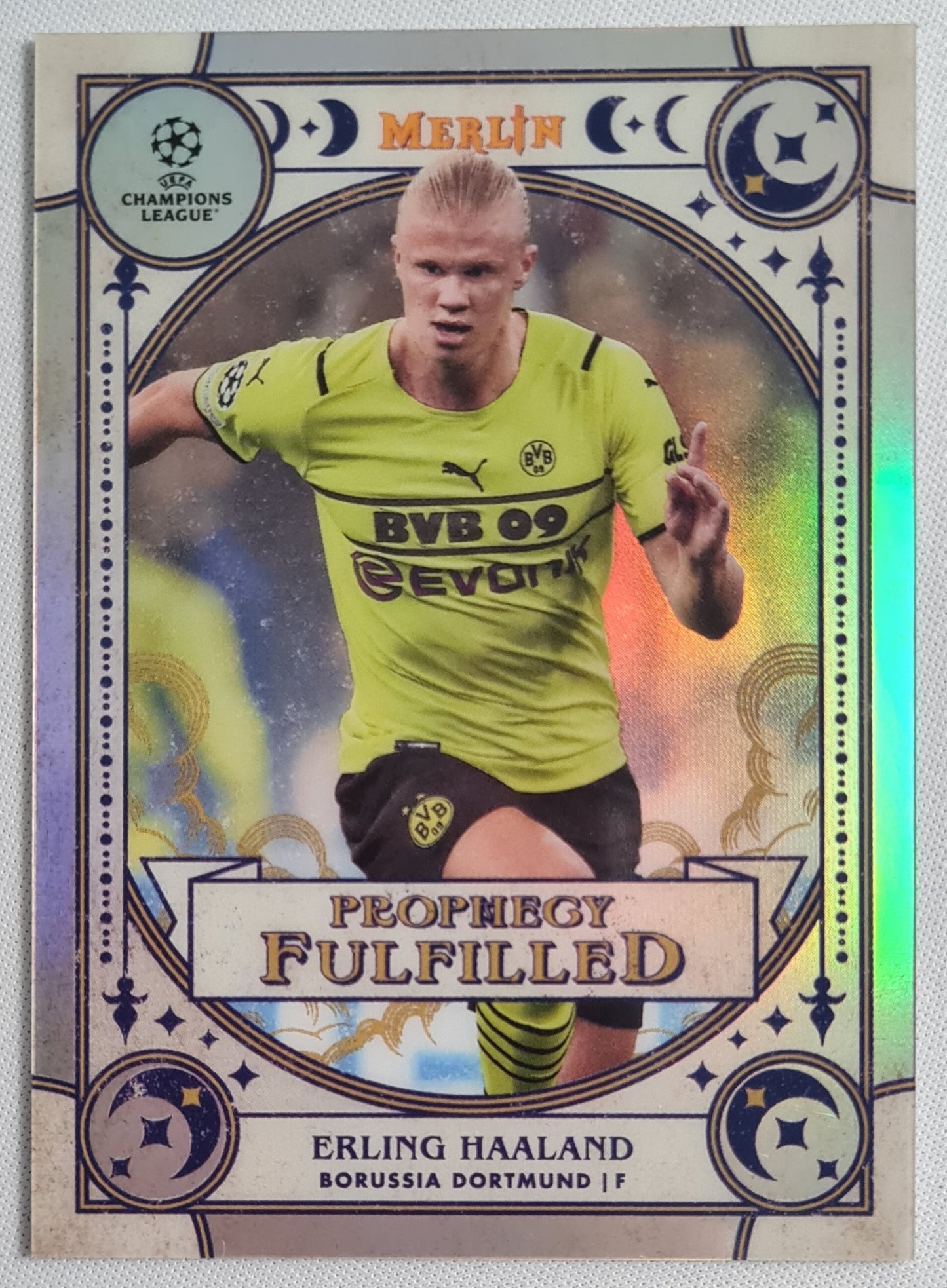 Erling Haaland - 2022 Topps Merlin Prophegy Fulfilled #PF-8 Borussia Dortmund BVB