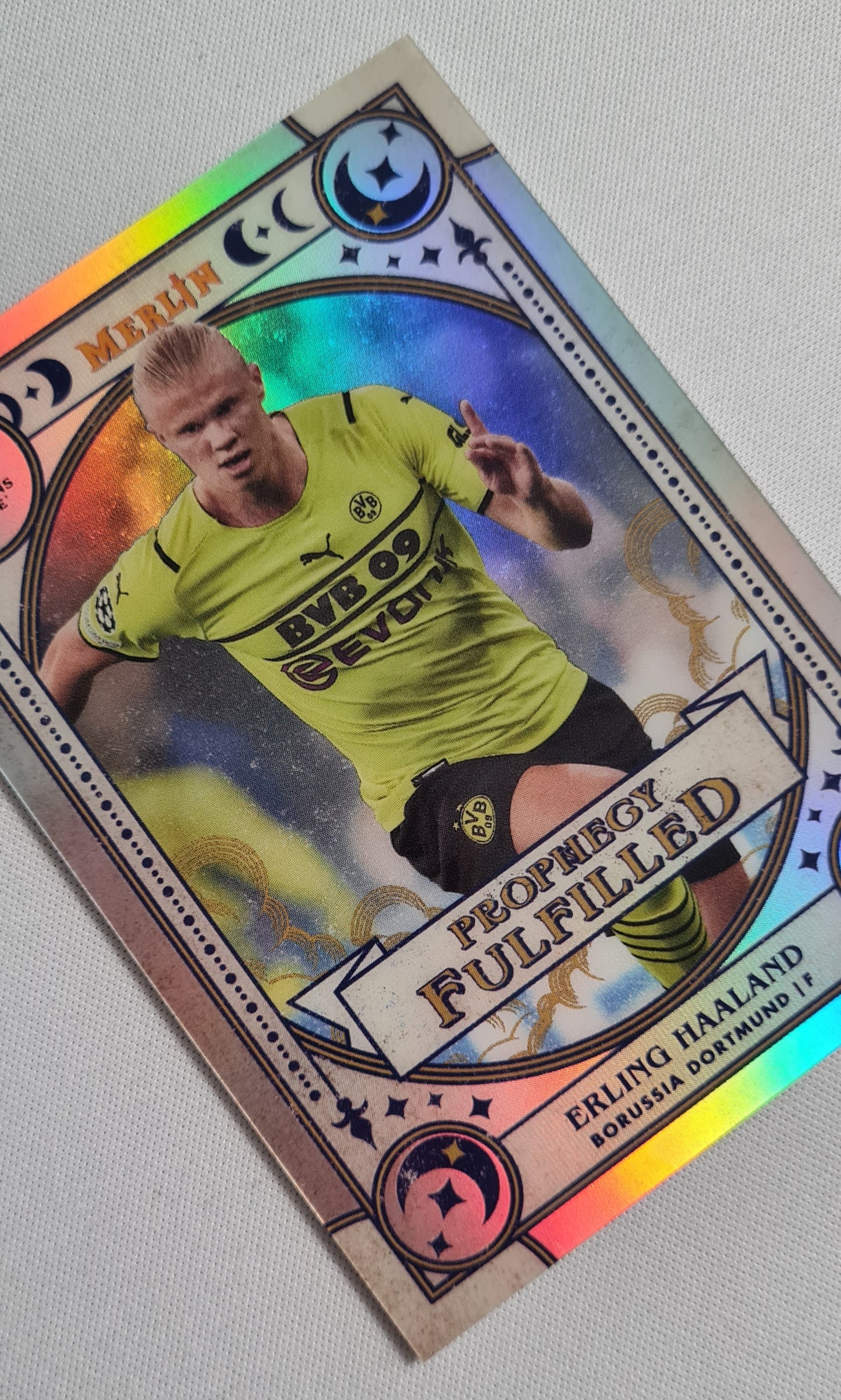 Erling Haaland - 2022 Topps Merlin Prophegy Fulfilled #PF-8 Borussia Dortmund BVB