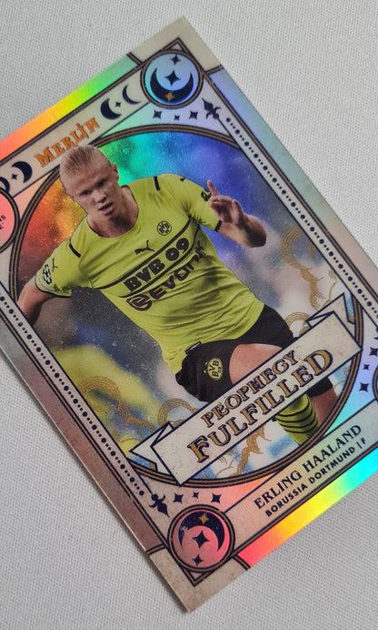 Erling Haaland - 2022 Topps Merlin Prophegy Fulfilled #PF-8 Borussia Dortmund BVB