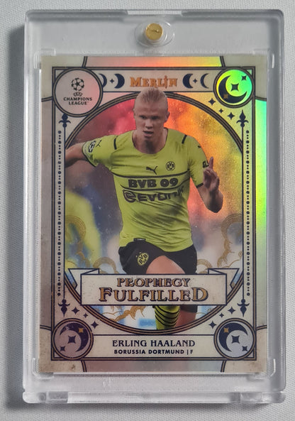 Erling Haaland - 2022 Topps Merlin Prophegy Fulfilled #PF-8 Borussia Dortmund BVB