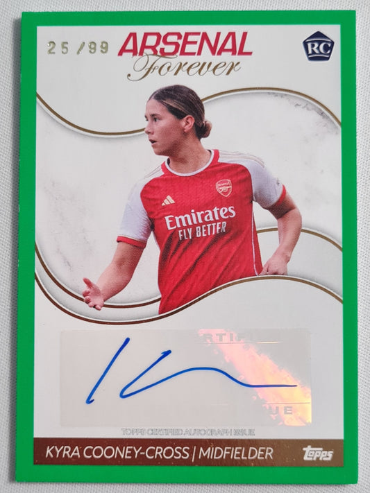 Kyra Cooney-Cross - 2023/24 Topps Arsenal Forever (RC) /99 Autograph