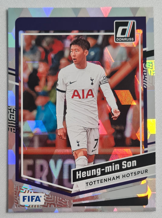 Heung-Min Son - 2023/24 Panini Donruss Soccer #103 Tottenham Hotspur FIFA Silver Cracked Ice