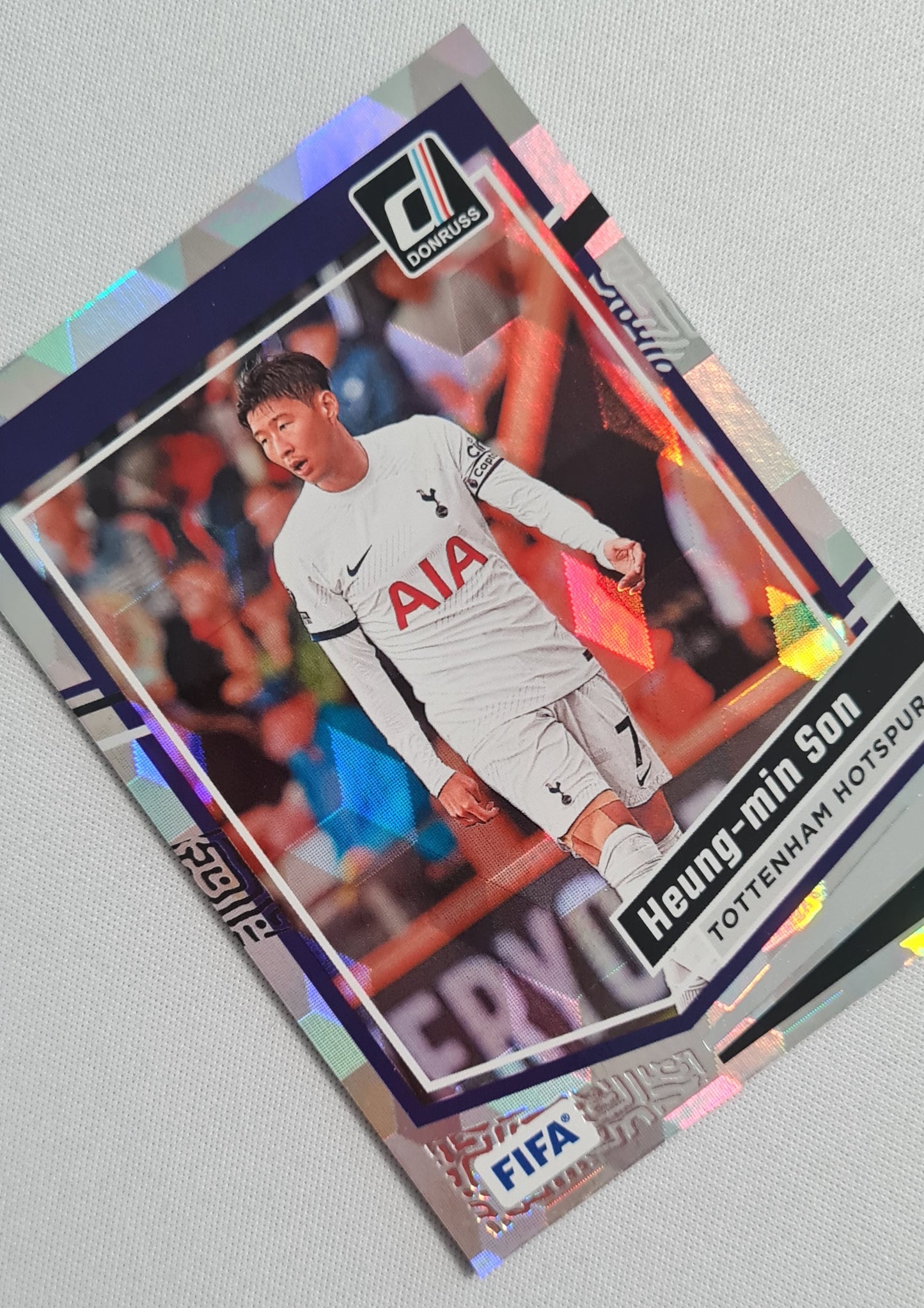 Heung-Min Son - 2023/24 Panini Donruss Soccer #103 Tottenham Hotspur FIFA Silver Cracked Ice