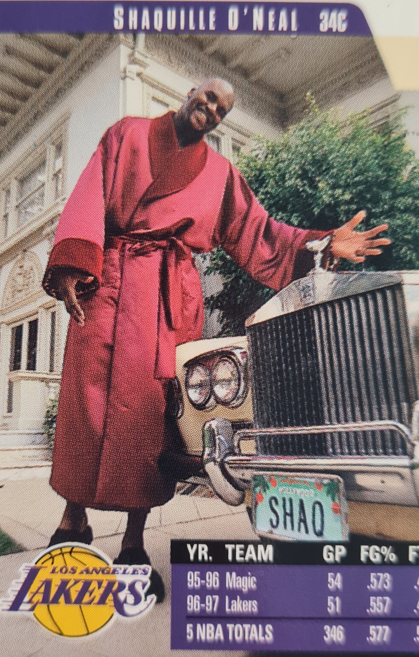 Shaquille O'Neal - 1997 Upper Deck Collector's Choice L.A. Lakers #67 (34C)