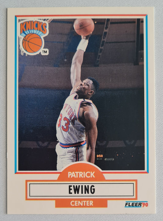 Patrick Aloysius Ewing - 1990 Fleer NBA NY Knicks "#125 - Center