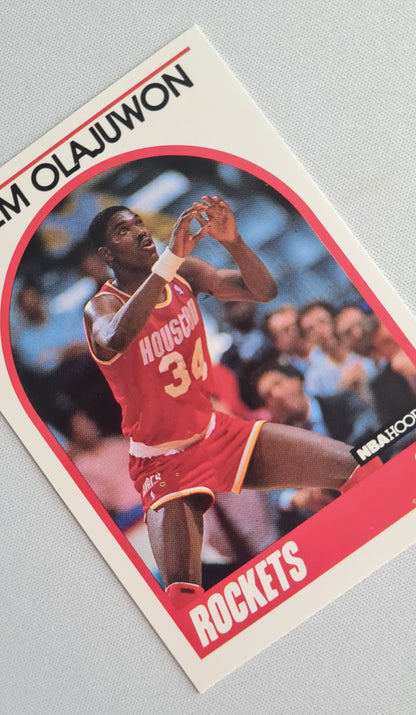 Akeem Olajuwon - 1989 NBA Hoops Basketball Houston Rockets #180 - Center