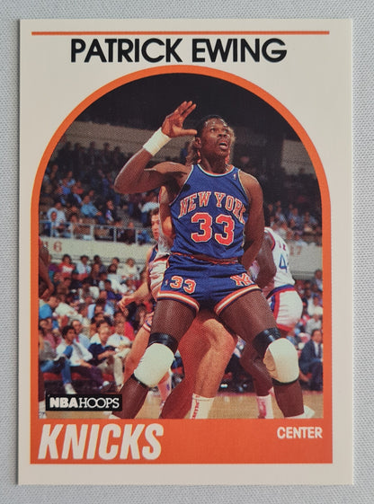 Patrick Ewing - 1989 NBA Hoops Basketball NY Knicks #80 - Center