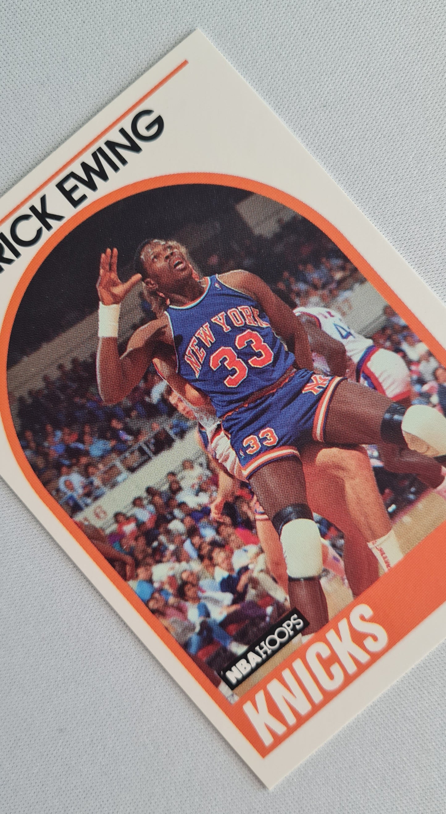 Patrick Ewing - 1989 NBA Hoops Basketball NY Knicks #80 - Center