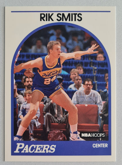 Rik Smits - 1989 NBA Hoops Basketball Indiana Pacers #37 - Center