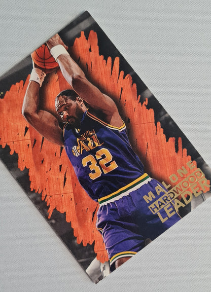 Karl Malone - 1996 Fleer/SKYBOX NBA Basketball Utah Jazz #146 - Hardwood Leader