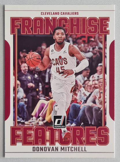 Donovan Mitchell - 2023 Panini Donruss Basketball NBA Cleveland Cavaliers #6 - Franchise Features
