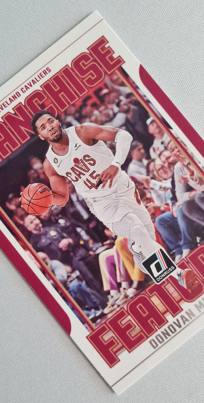 Donovan Mitchell - 2023 Panini Donruss Basketball NBA Cleveland Cavaliers #6 - Franchise Features