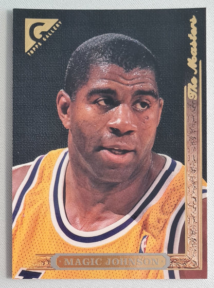 Magic Johnson - 1996 Topps NBA Basketball L.A. Lakers - The Masters #6 Topps Gallery