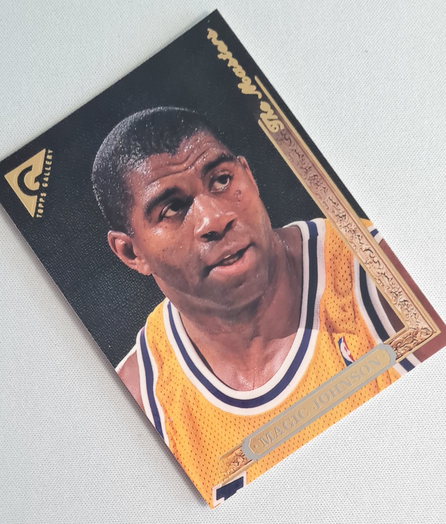 Magic Johnson - 1996 Topps NBA Basketball L.A. Lakers - The Masters #6 Topps Gallery