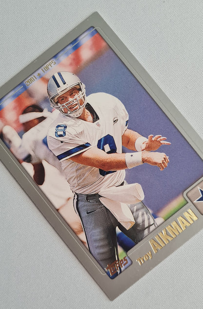 Troy Aikman - 2001 Topps Dallas Cowboys NFL #148 - Legend QB HOF