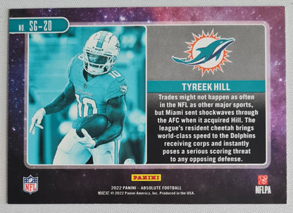 Tyreek Hill - 2022 Panini Absolute Football Star Gazing - NFL Miami Dolphins #SG-20