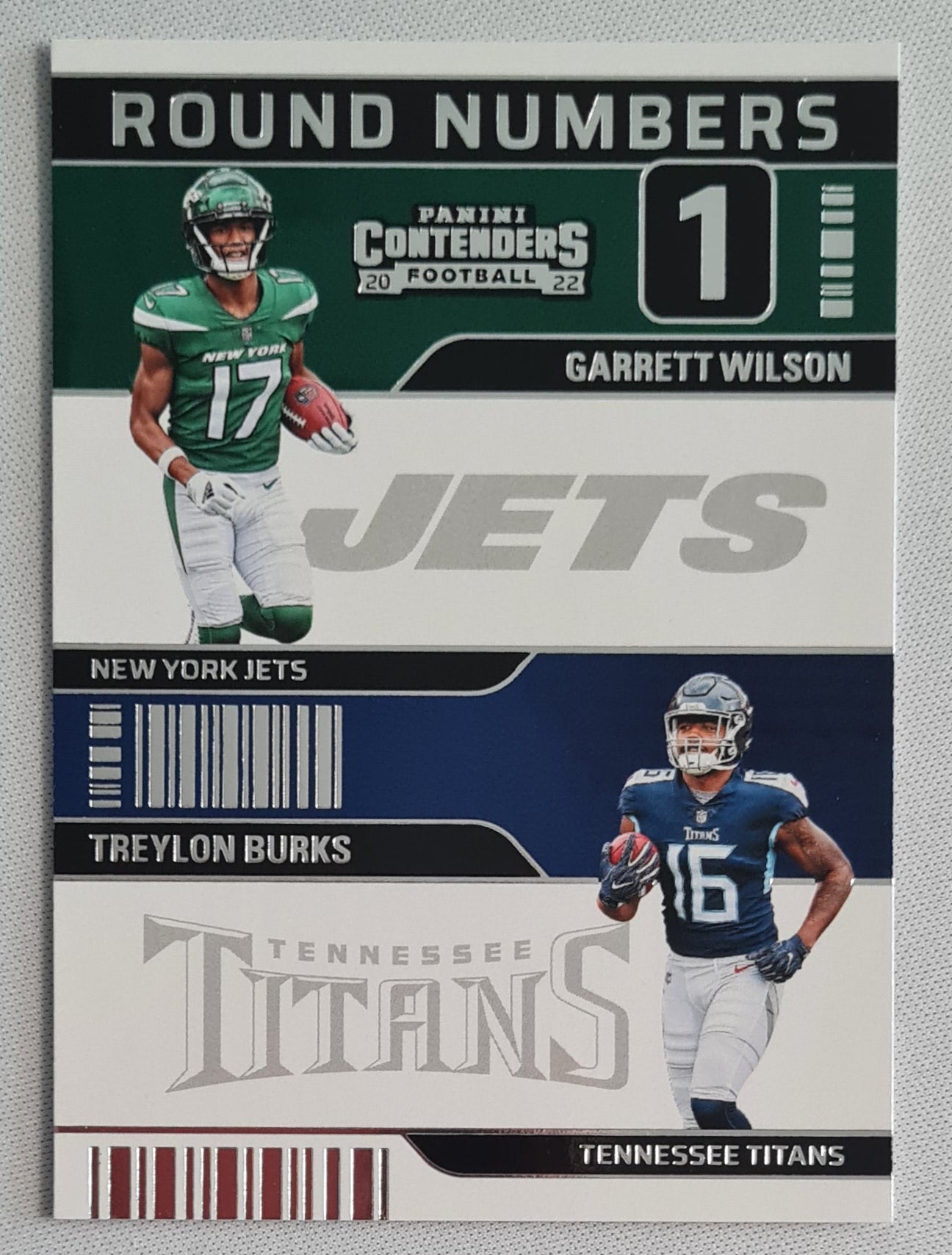 Garrett Wilson & Treylon Burks - 2022 Panini Contenders Football #RN-WB