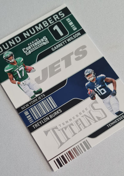 Garrett Wilson & Treylon Burks - 2022 Panini Contenders Football #RN-WB