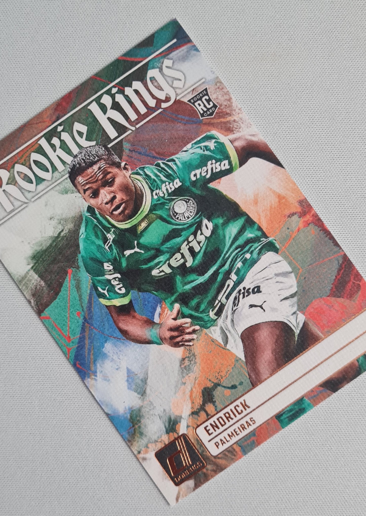 Endrick - 2023/24 Panini Donruss Soccer Palmeiras #25 Rookie Kings (RC) Bronze