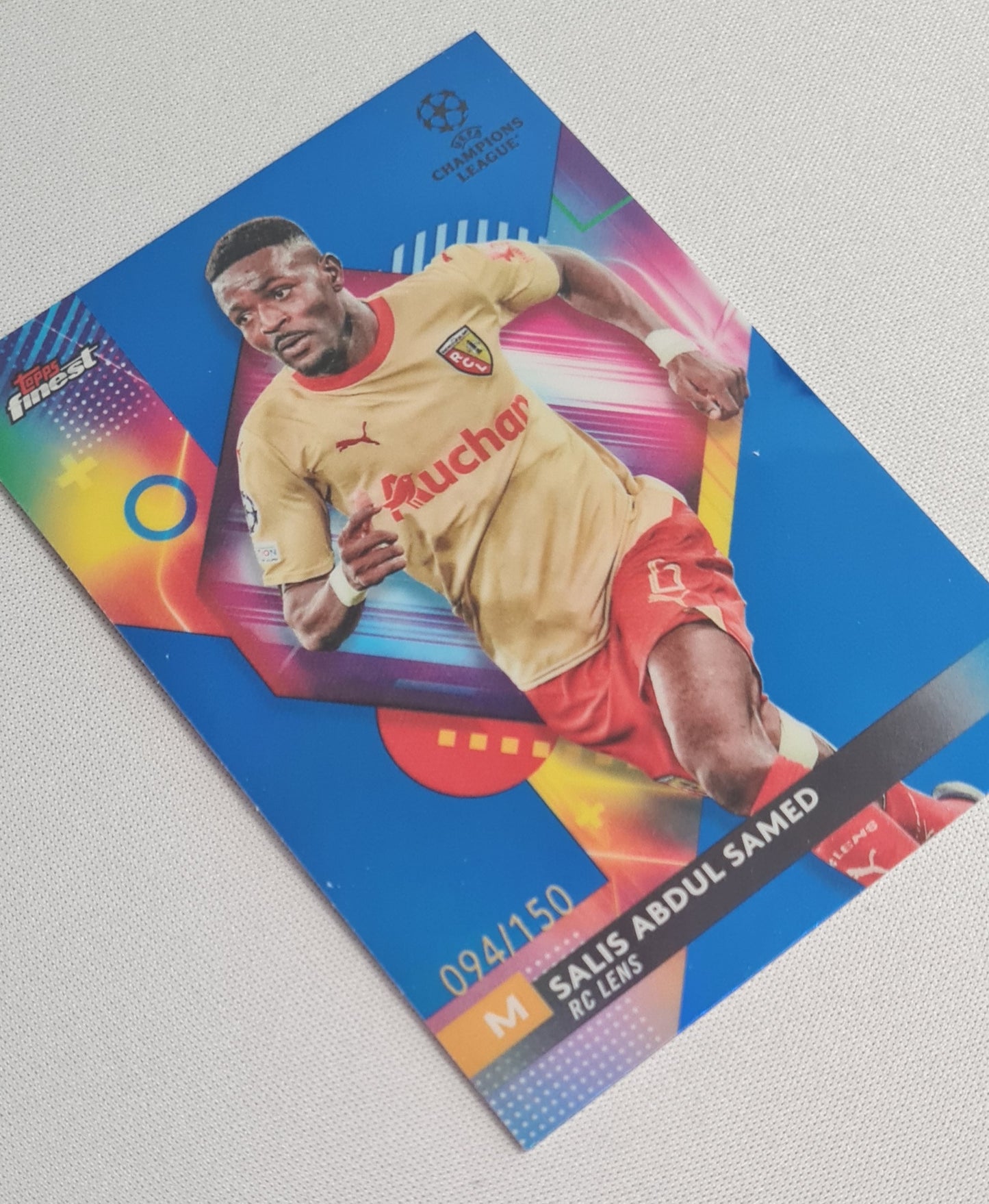 Salis Abdul Samed - 2024 Topps Finest RC Lens RCL #14 CL /150 Blue
